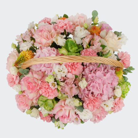 Букет в корзине Крылья любви