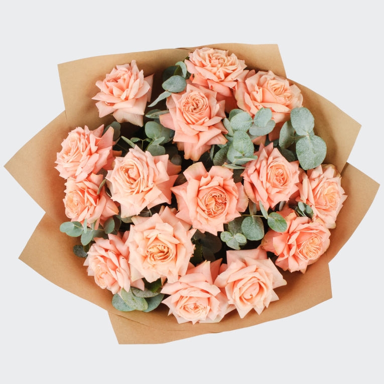 Букет из 15 роз Дыхание нежности