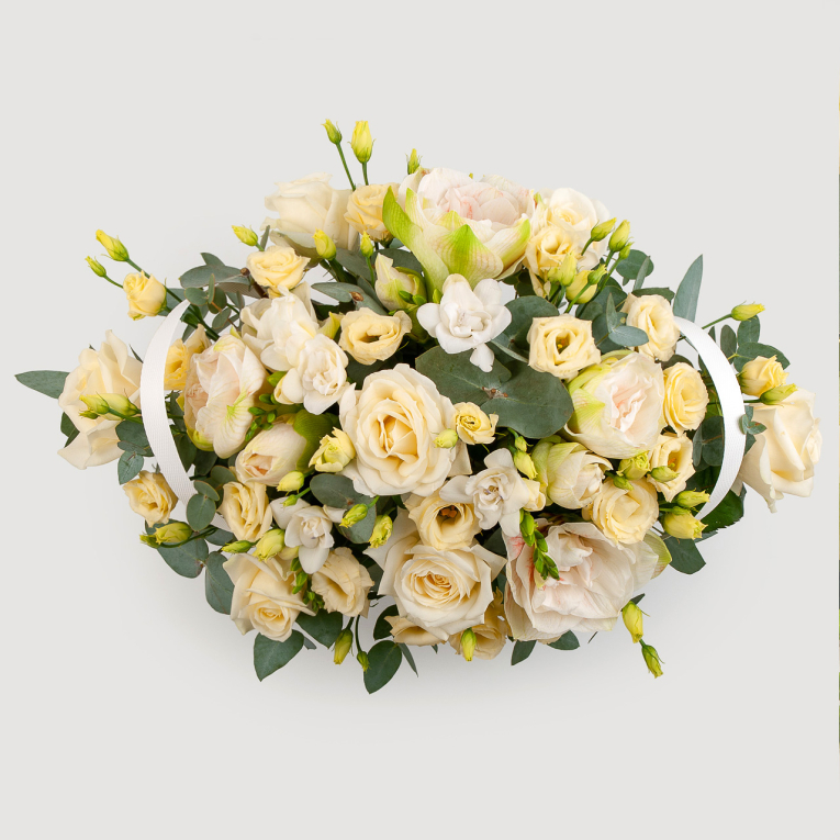 Букет в коробке Белый сон