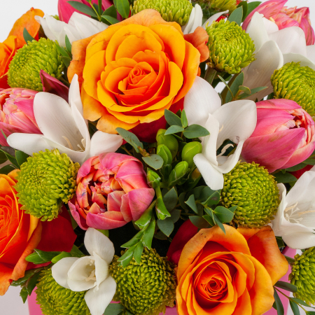 Букет в коробке Чуткое сердце