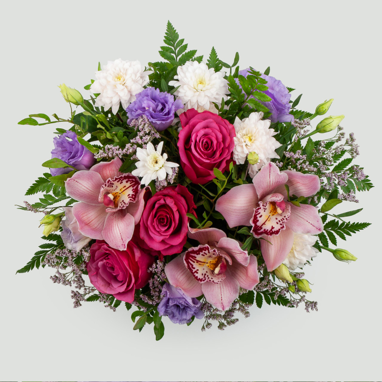 Композиция в кашпо Альпийская мелодия