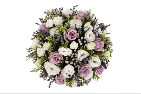 Букет Примавера в шляпной коробке