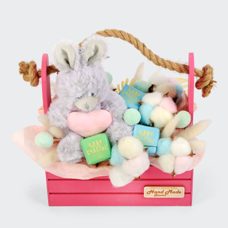 Цветы в кашпо Зайкино счастье