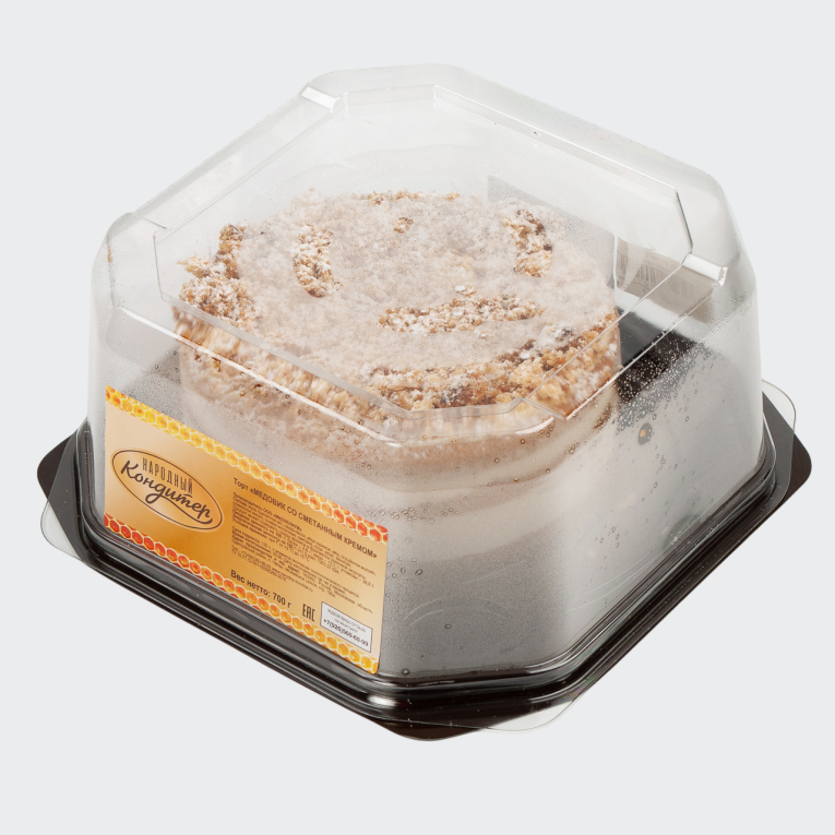 Торт «Медовик со сметанным кремом» (Народный кондитер)