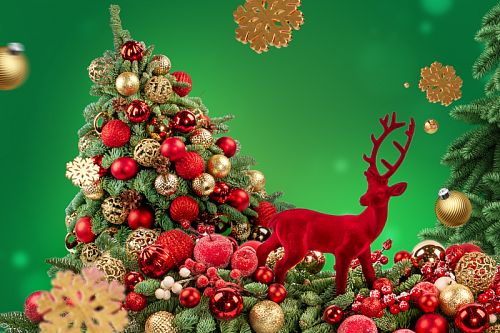 Распродажа новогодних букетов, композиций и подарков 