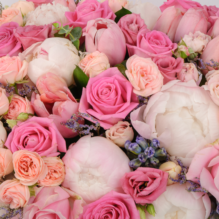 Букет в кашпо Полдень чувств