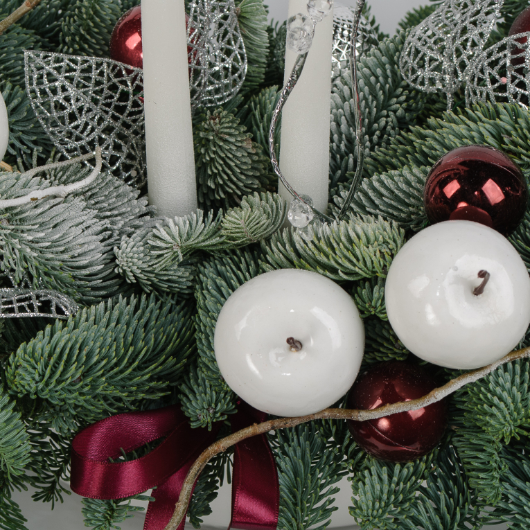 Композиция Снежная роза