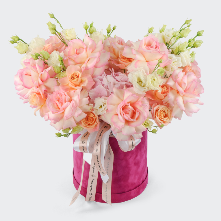 Букет в коробке Нежная сказка