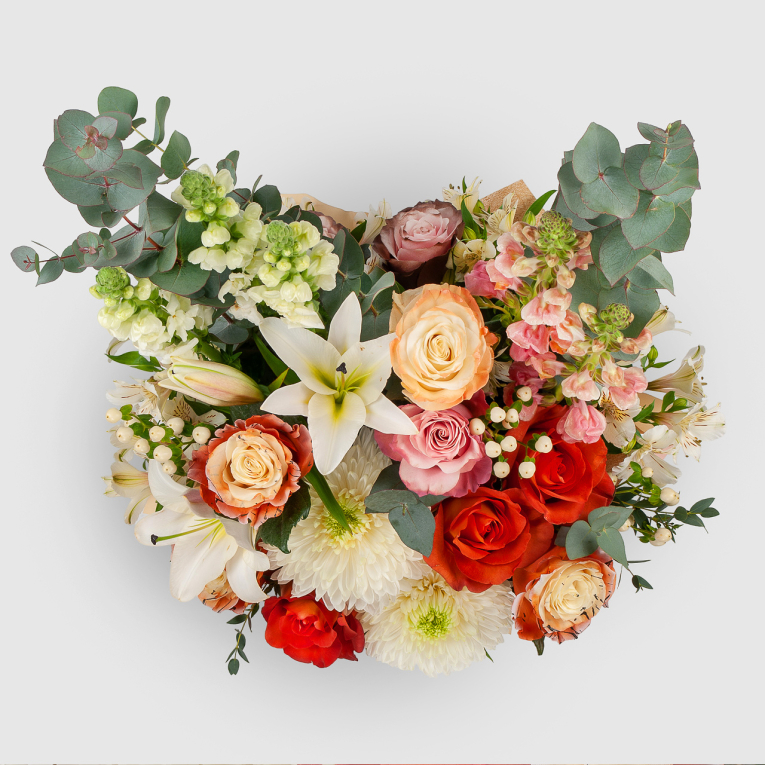 Букет в коробке Стук сердца