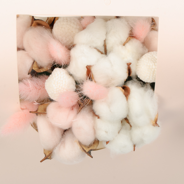 Композиция Розовая пуховка