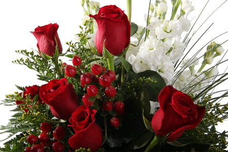 Букет Красная линия в коробке