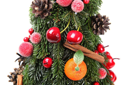 Букет Новогодний гном в кашпо