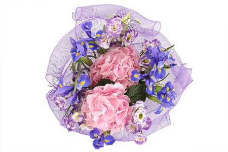 Букет с ирисами Три желания