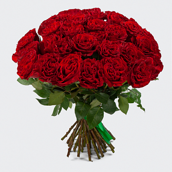 Букет 35 роз Хартс (Эквадор), 60 см Букет 35 роз Хартс (Эквадор), 60 см