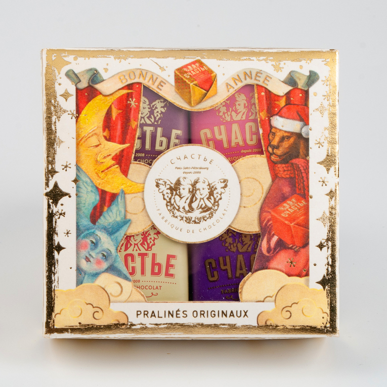 Набор пралине «Счастье» (4 шт.)