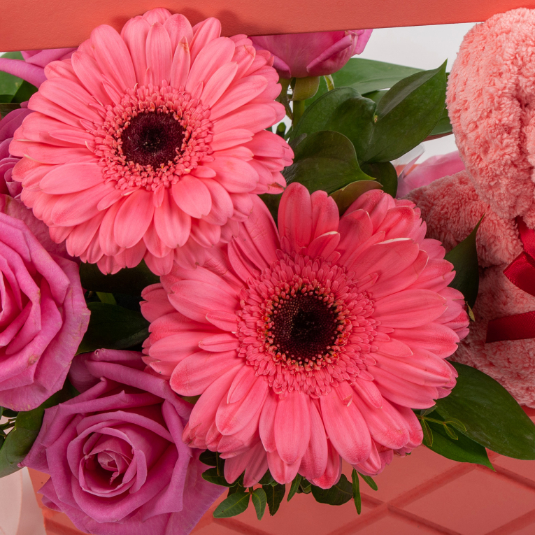 Композиция в кашпо Французский шик