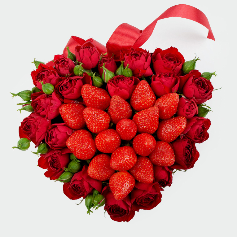 Композиция Клубничный поцелуй