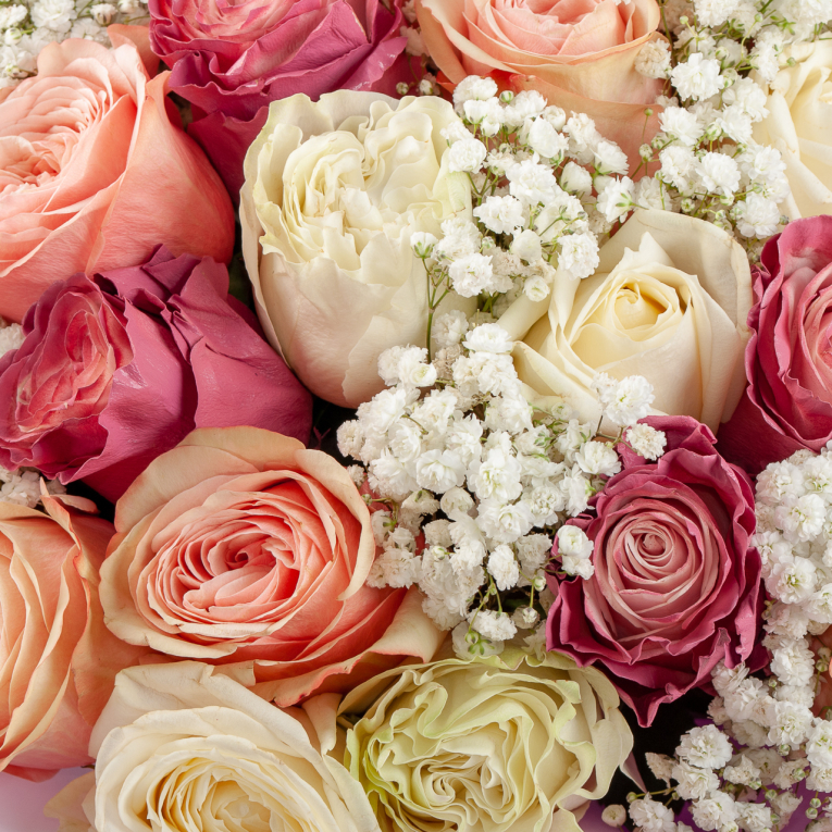 Букет роз Истинный поцелуй