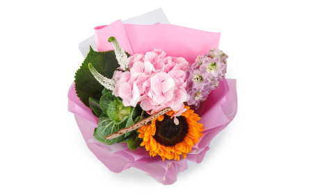 Букет Коралина идет в школу