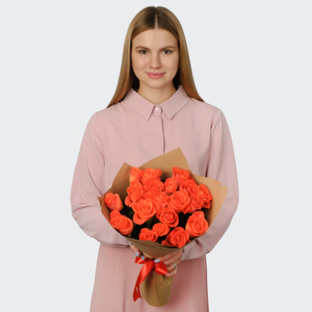 Букет из 19 роз Весенняя игра