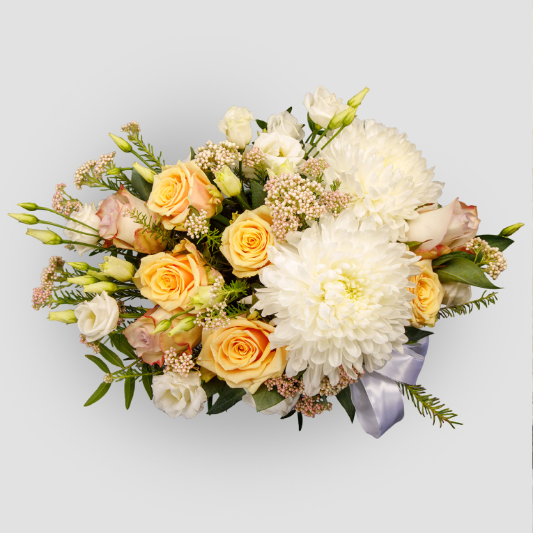 Букет в коробке Счастливый час