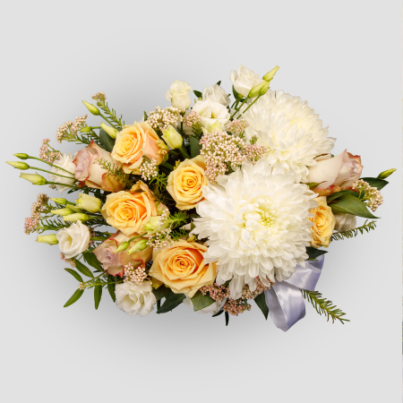 Букет в коробке Счастливый час