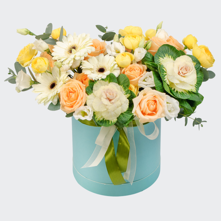 Букет в коробке Искры рассвета