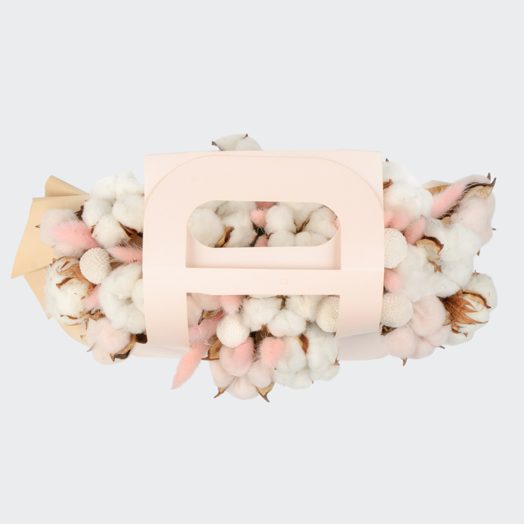 Композиция Розовая пуховка