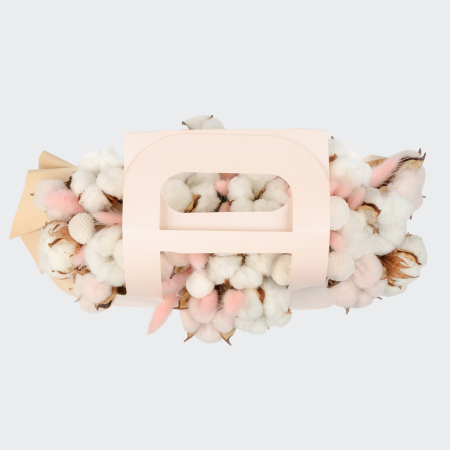 Композиция Розовая пуховка