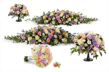 Свадебный комплект Нимфа (макси) Свадебный комплект Нимфа (макси)