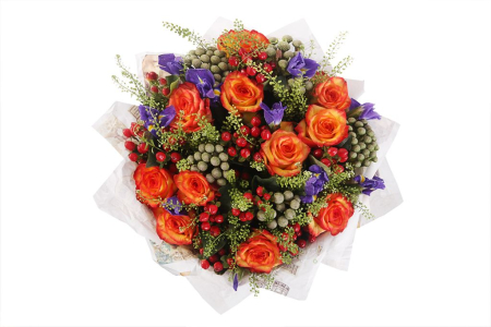 Букет Пылающая звезда