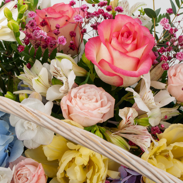 Букет в корзине Луговая поэма