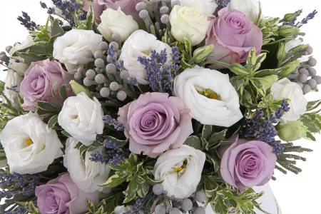 Букет Примавера в шляпной коробке