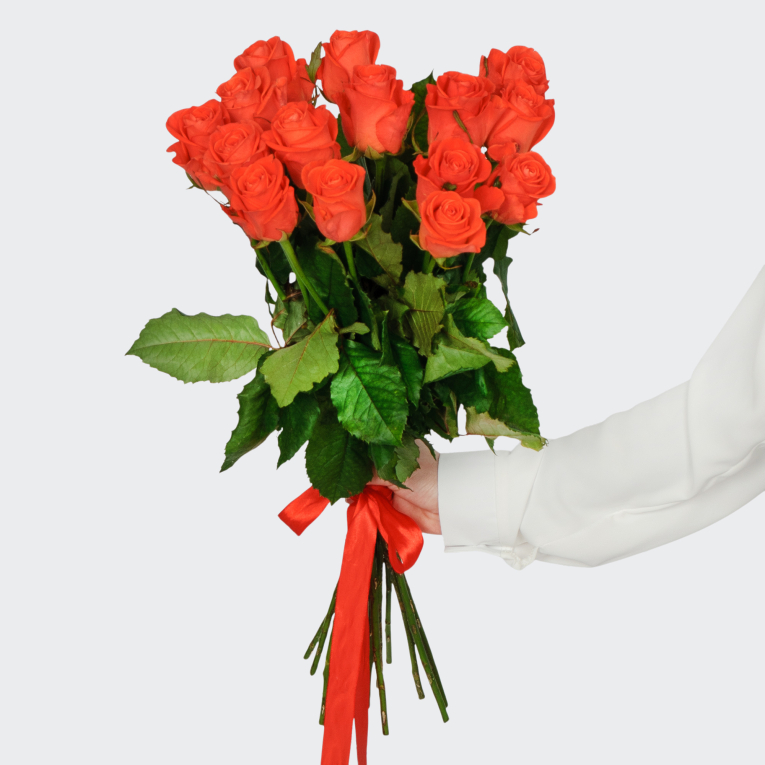 Букет 15 роз Вау