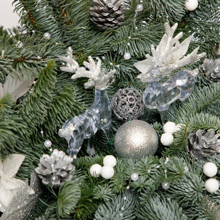 Композиция в вазе Вечерний иней