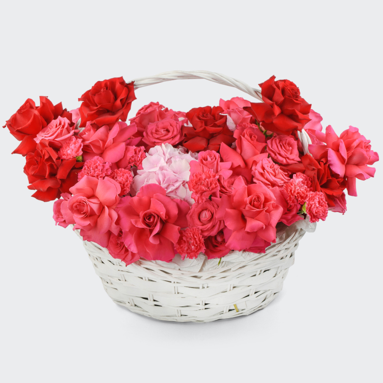 Букет в корзине Любовная фантазия