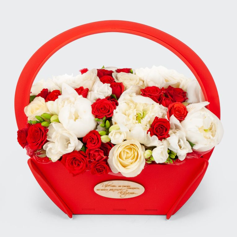 Букет в корзине Вечерний вояж