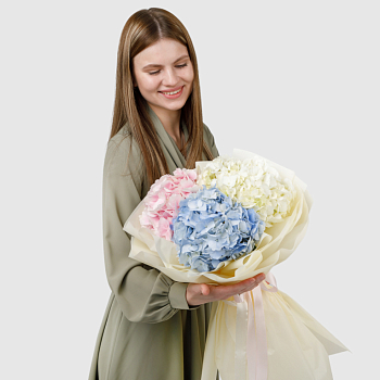 Букет гортензий Дорога к мечте