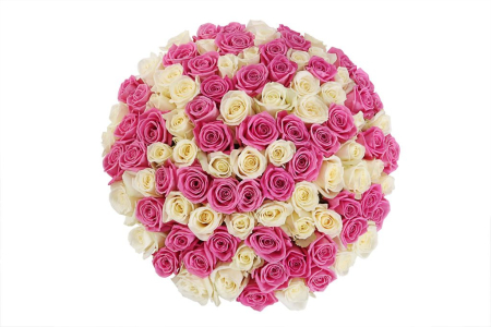 Букет Нежное настроение в шляпной коробке