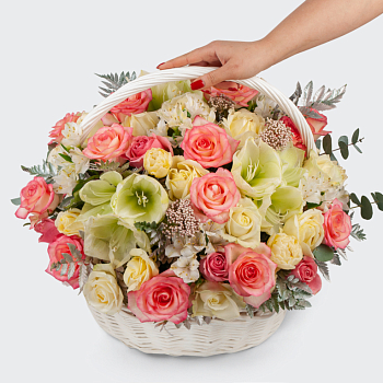 Букет в корзине Надежда на чудо