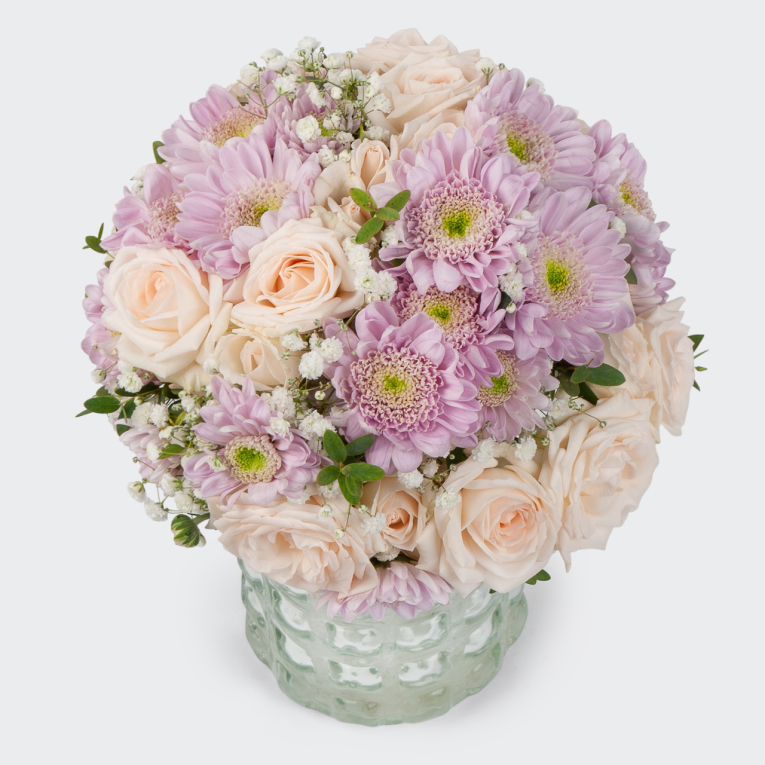 Букет невесты с хризантемами Матильда