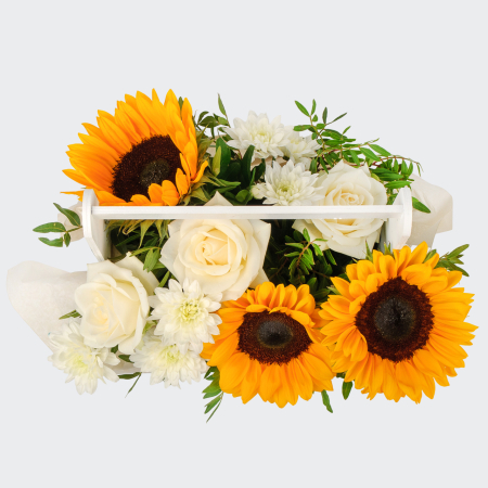 Букет в ящике Небесный остров