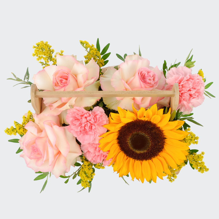 Букет в ящике Сладка парочка