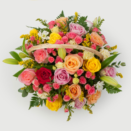 Букет в корзине Сладкий приз