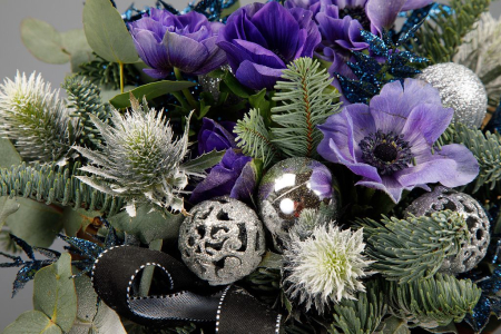 Композиция в кашпо День чудесный