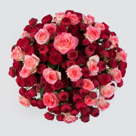 Букет из 51 розы Сладкий соблазн