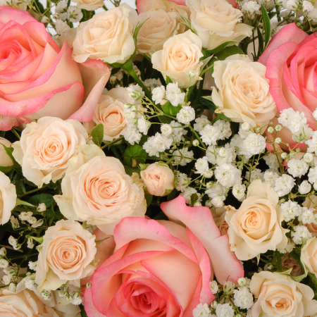 Букет в ящике Ключи от сада