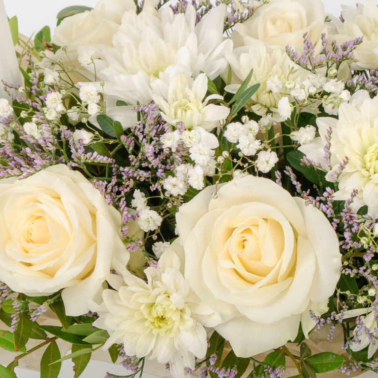 Букет в ящике Высокие чувства