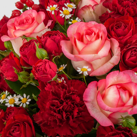 Букет в коробке Романтическое признание