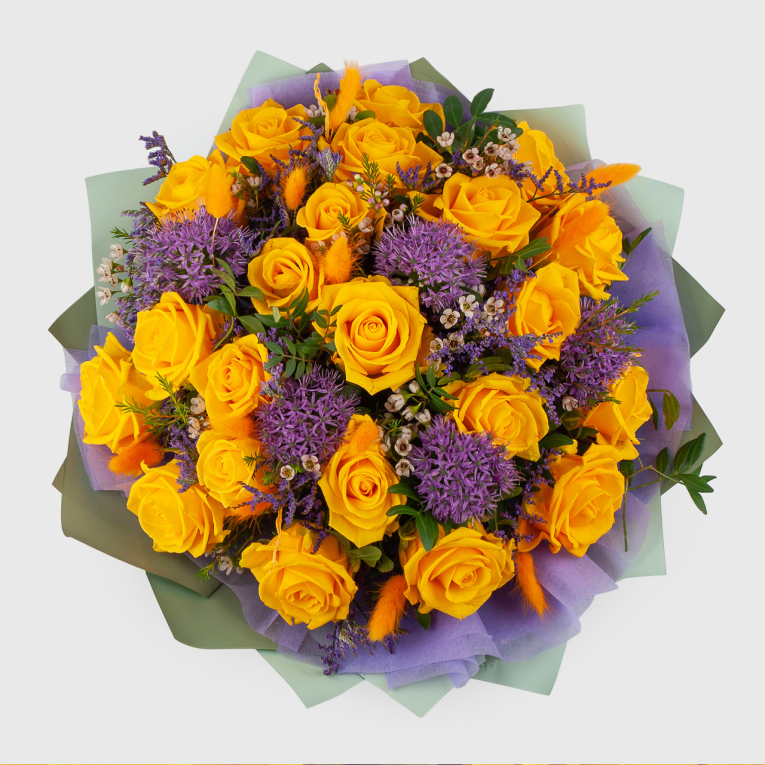 Букет Солнце из-за туч